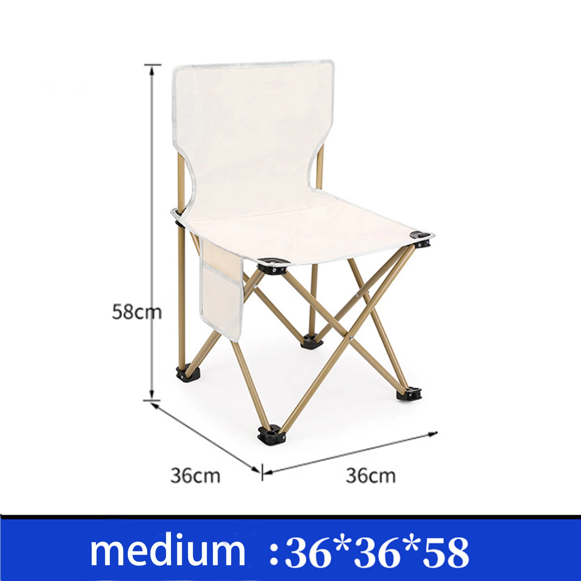 Lightweight Foldable Chair for Fishing and Camping  Water Resistant and Easy to Assemble