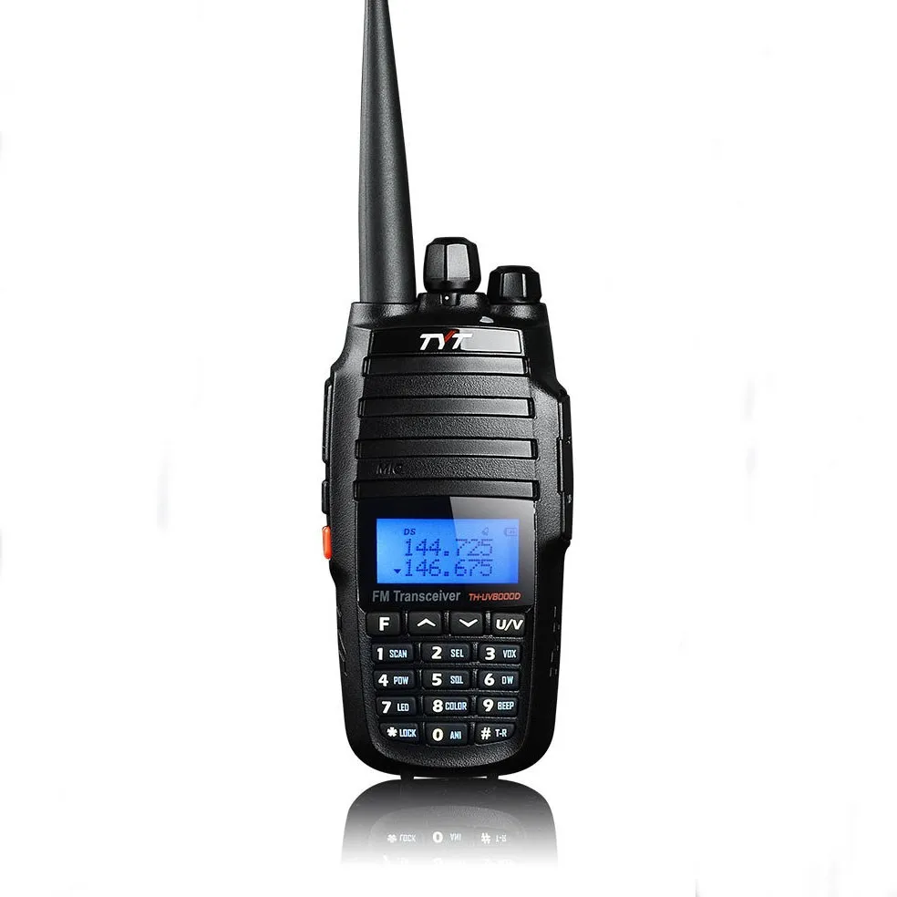 TYT TH-UV8000D 10 Watt + 3600mAh + Cross-band Repeater Function dual band 136-174 & 400-520MHz walkie talkie Factory direct sale