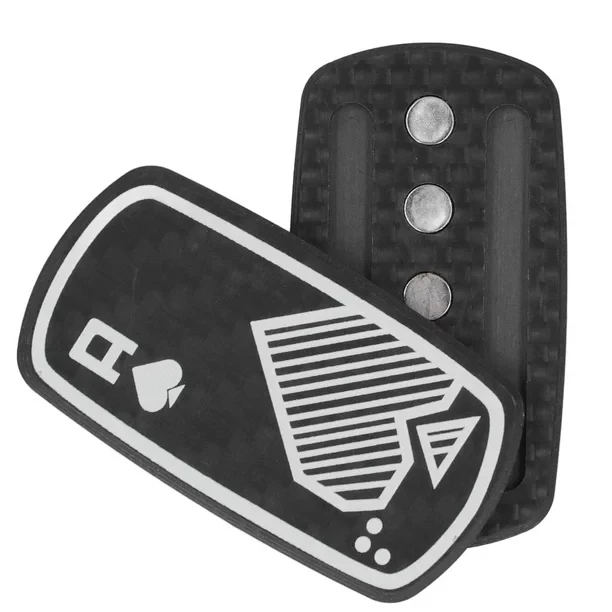 Carbon Fiber Fidget Slider Magnetic EDC Metal Lucky Poker Coin Stress Relief Toy Poker Fingertip Pop Push Sensory Toys