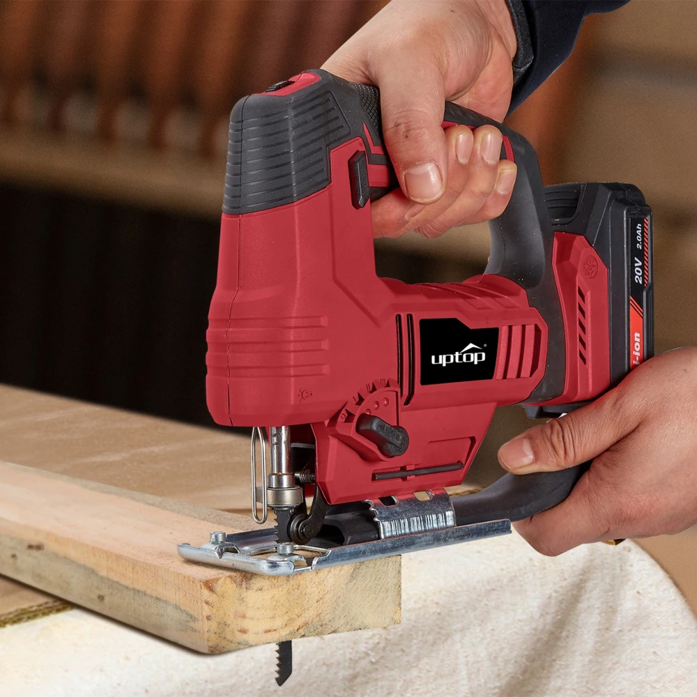 Steel Wood Cutting Machine Table Saw Jig 20V Electric Cordless Jig Saw with Battery and Charger