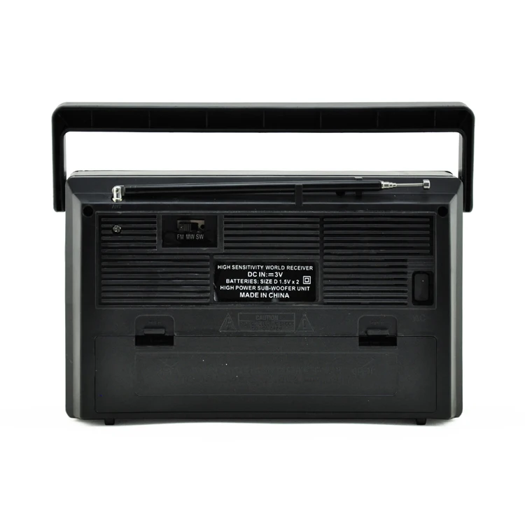 Portable Radio World Band Receiver Rechargeable Radio With Fm/Mw/Sw  Classic Fm Am Sw Three Band Radio With Usb Tf