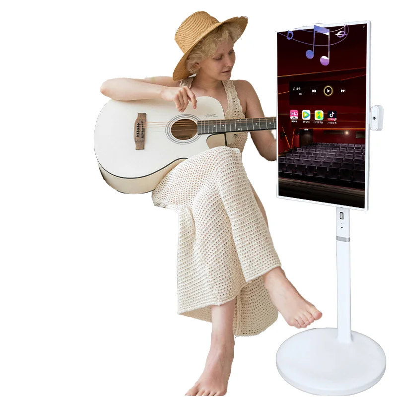 32-Inch Rechargeable Smart TV with Interactive Whiteboard Built-In-Cell Touch Moving Screen for Gym & Gaming