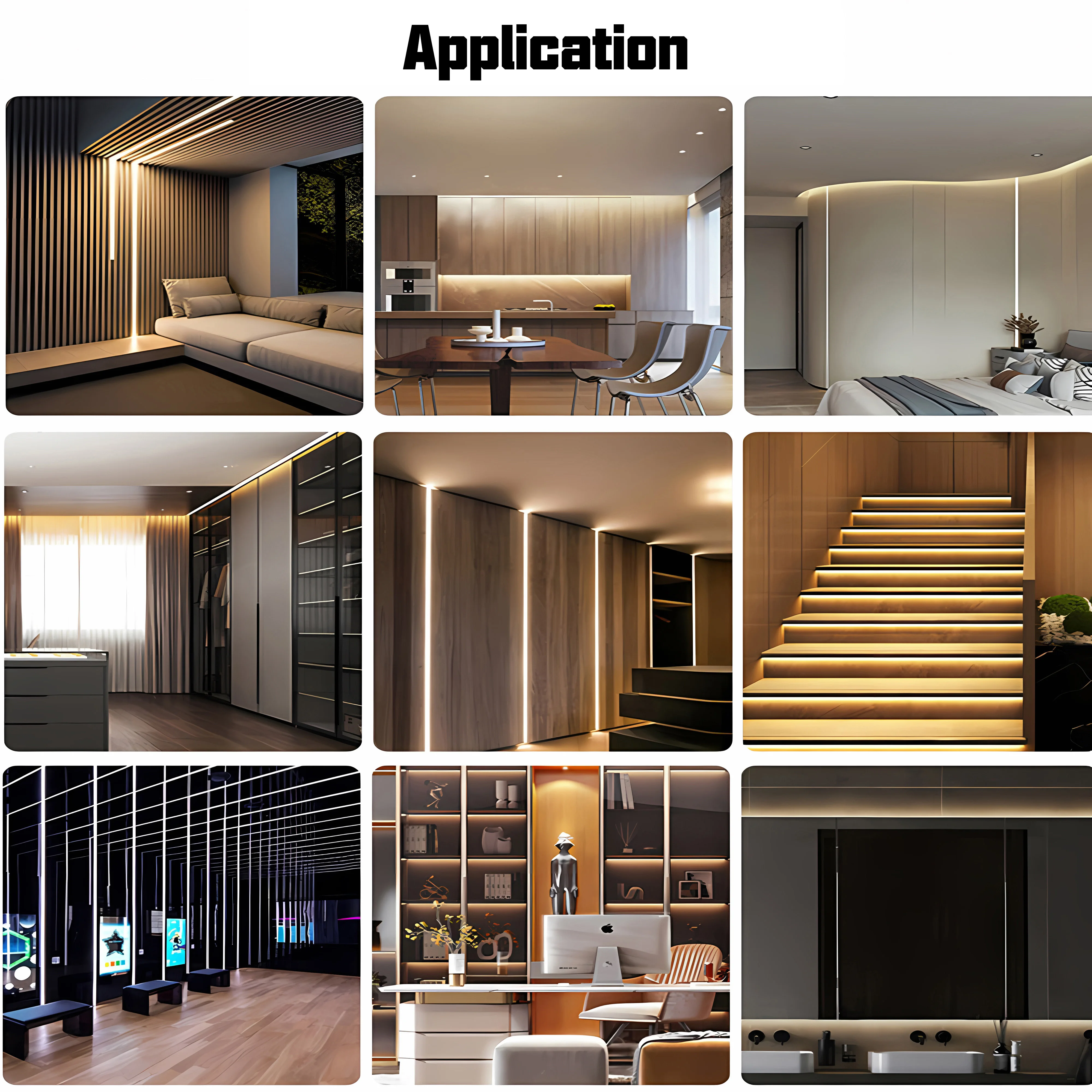 608Leds 12V 24V Cob 10Mm Dual Color Flexible Led Strip Light Ra90 Linear Light Without Light Dot Led Strip Rgb Cct Dimmable