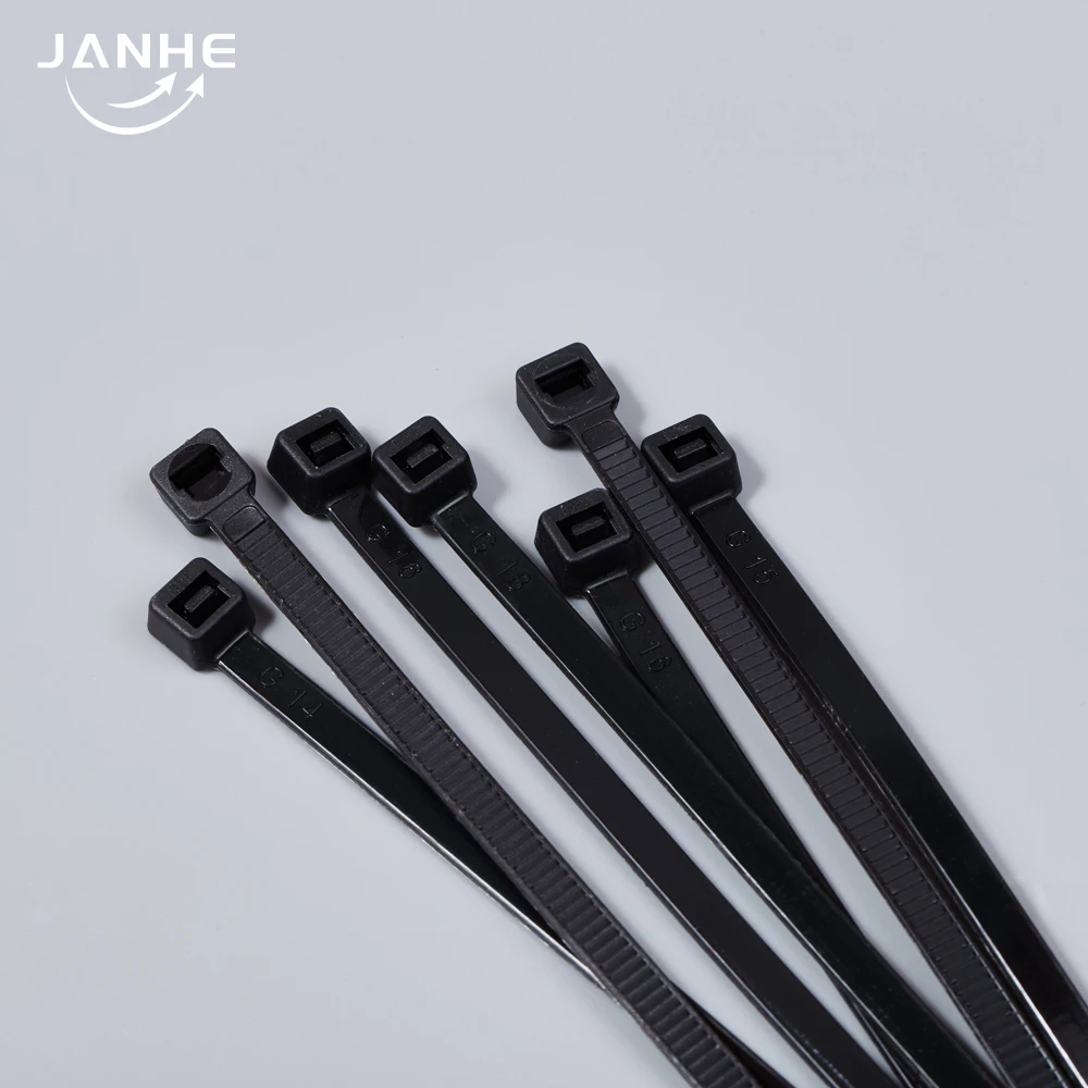 Modern design portable self locking knot cable ties flat nylon tie strips