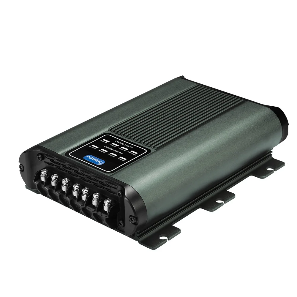 12V 40A 4wd Car RV MPPT Dual Lifepo4 Dc Dc Battery Charger with Solar Input
