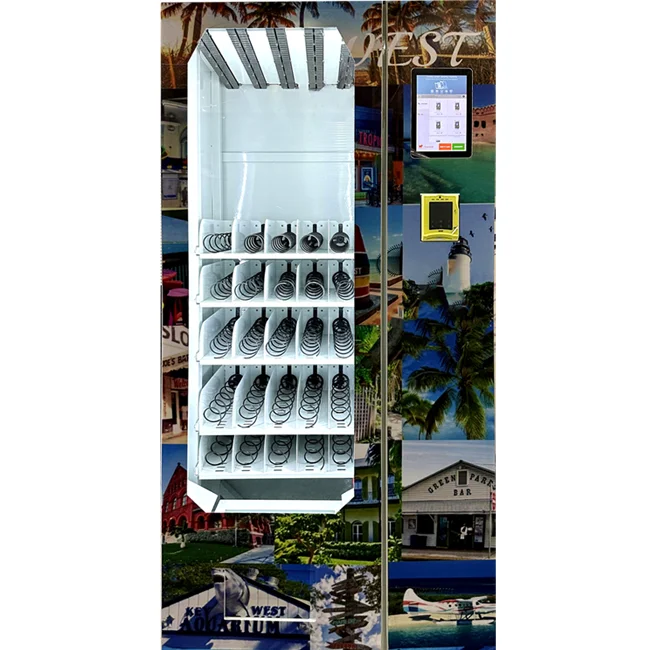 Customized Wrap Small Snack and Lash Vending Machine with Credit Card Payment System