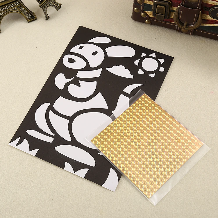 DIY Magic Transfer Wticker Transfer Painting Crafts for Kids Arts And Crafts Toys