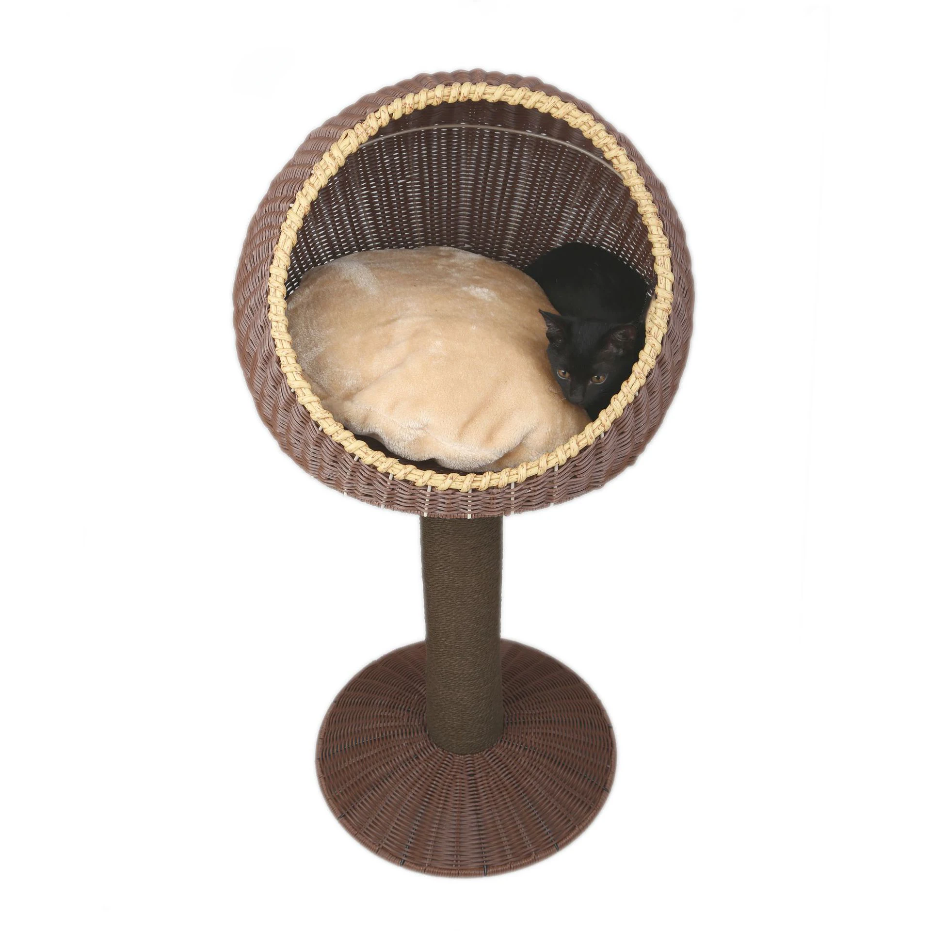 Natural Rattan Pets Bed made in China High Quality Pet Sofa For Dog Cat