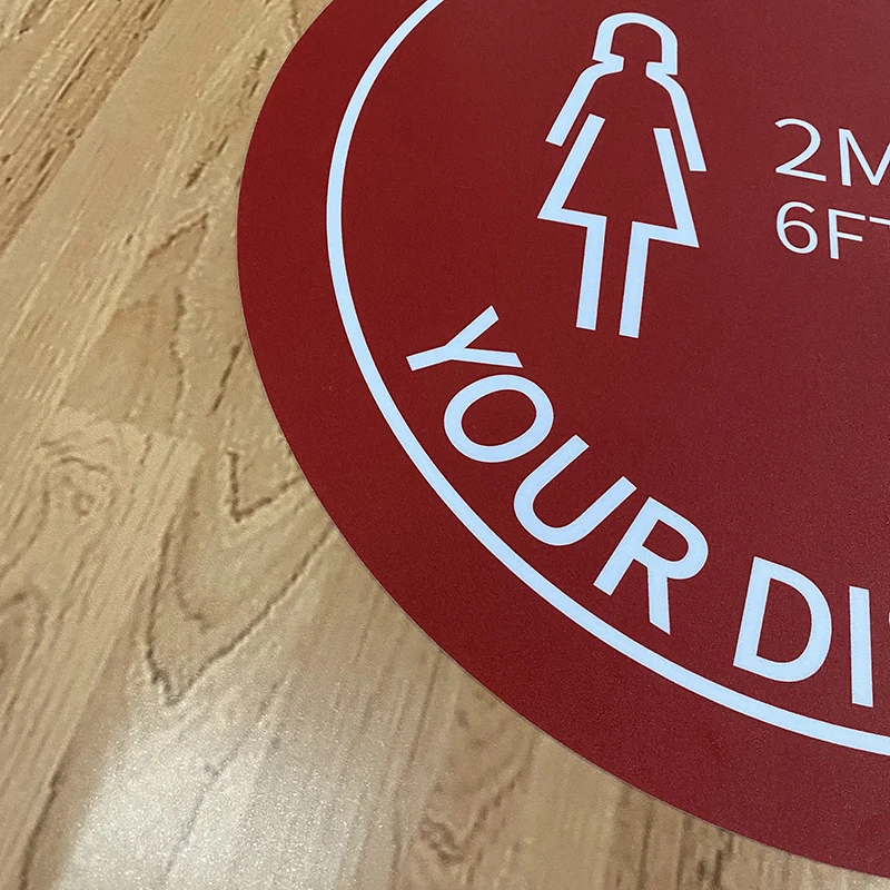 Custom Anti slip floor sticker vinyl adhesive floor decal waterproof removable sticker floor graphic decal