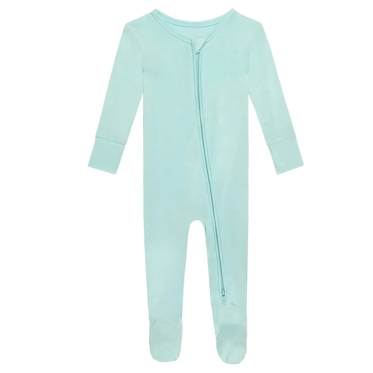 Baby Footed Sleepwear Infant Bodysuit Plain Baby Onesie Romper Footed Newborn Baby Clothes