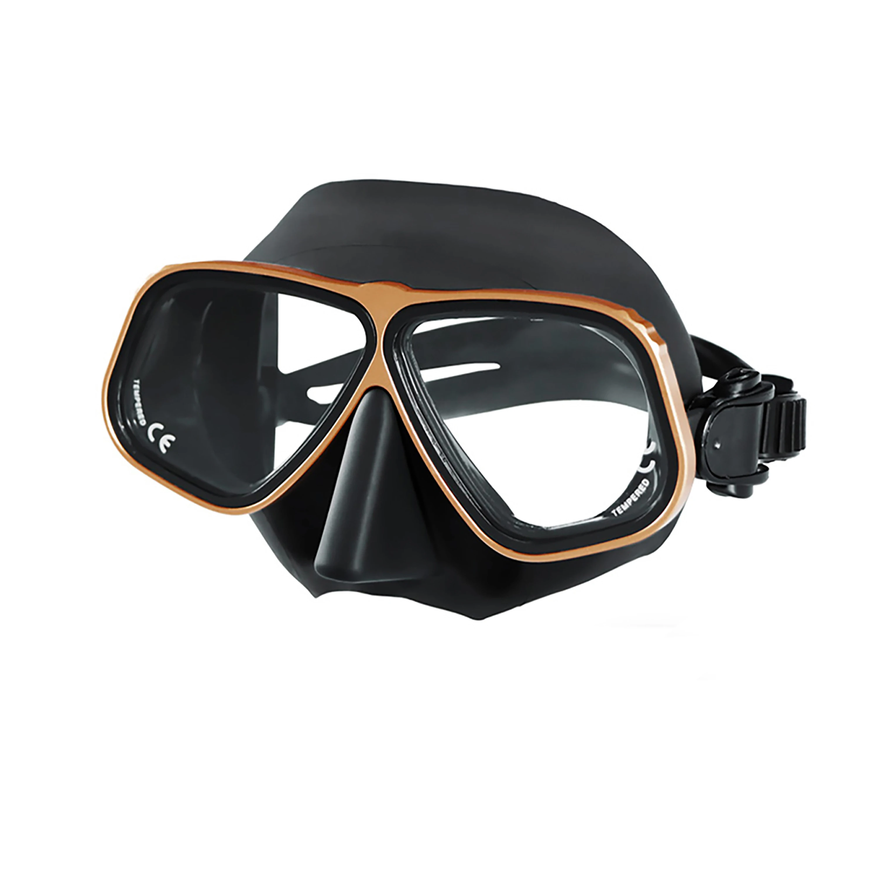 Multicolor Custom Free Diving Goggles Mask Scuba Diving Liquid Silicone Diving Air Mask Diving Oval Mask