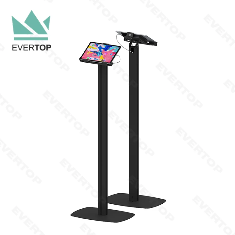 LSF05-C Floor VESA Mount Secure for iPad Android Kiosk Touch Screen Stand Display Tablet Security Floor Stand information Kiosk