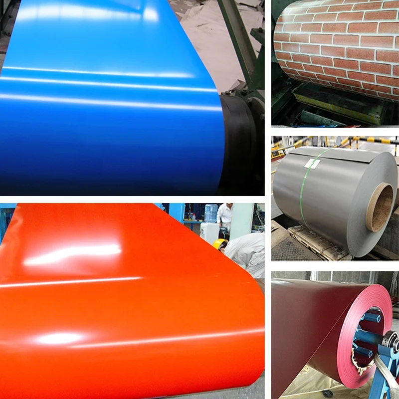 Factory Stock 800mm 1000mm Width color 9016 Customized  PPGI Prepainted Steel Coil