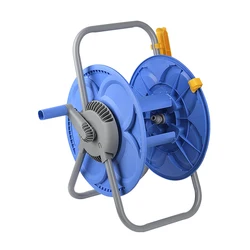 New Product Garden Empty Water Hose Reel Cart Trolley For 60m 1/2' hose Sample Available