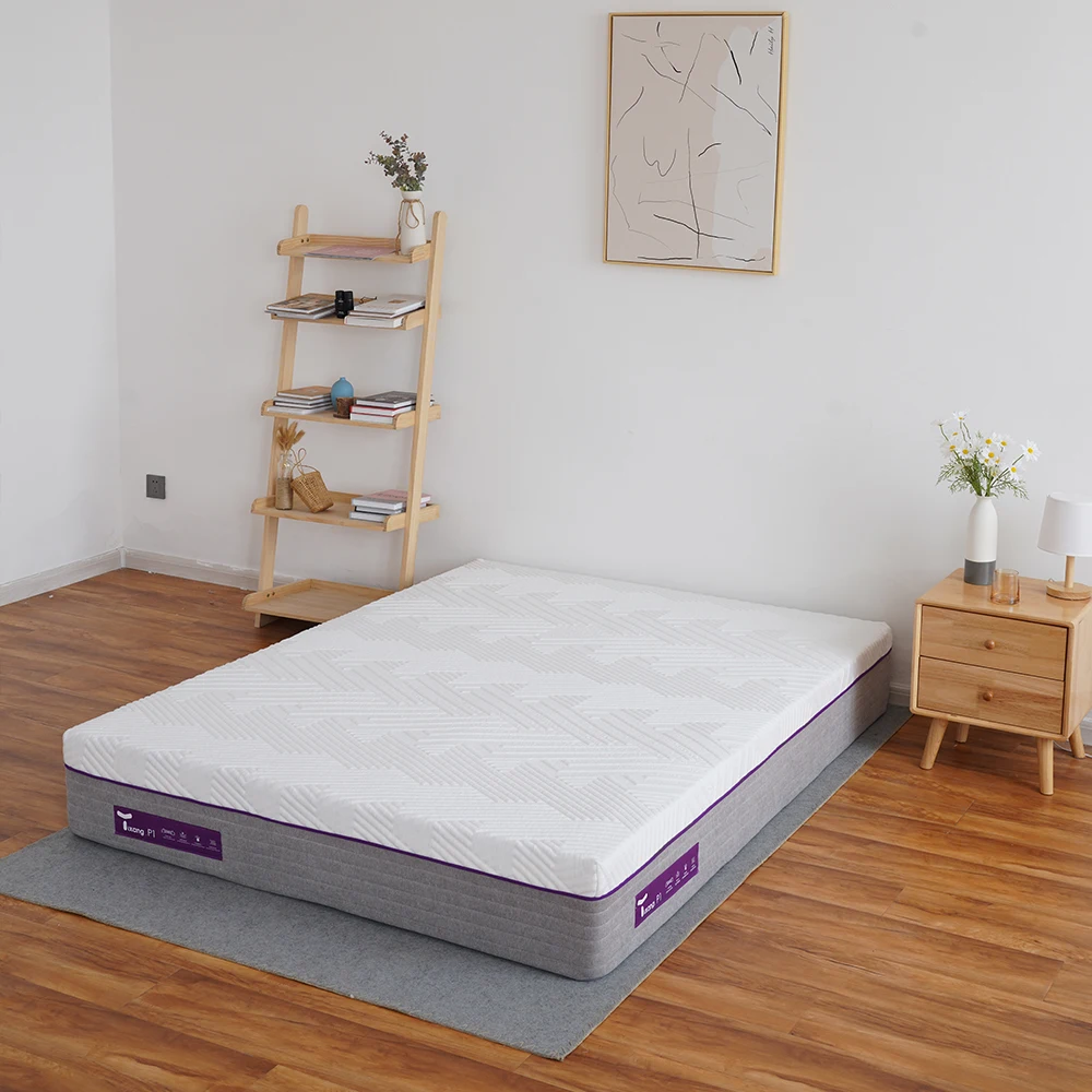 Sleep Well Royal King Size Medium Firm Roll Up Compress Memory Foam Bed Mattress Support In A Box
