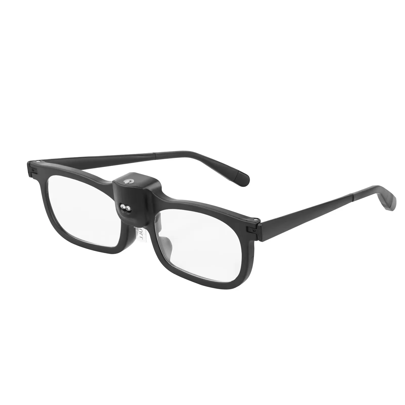 BIJIA  New eyeglass magnifying glass with 2LED light, metal wrapped rubber legs, elderly reading and fishing