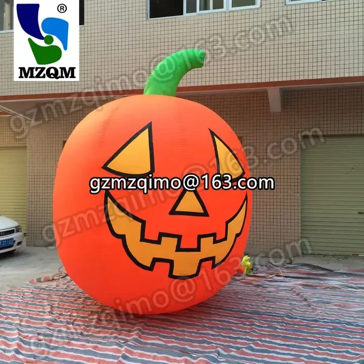 Outdoor Giant Halloween Decoration Inflatable Pumpkin Backyard Adervitising Ballon For Sale