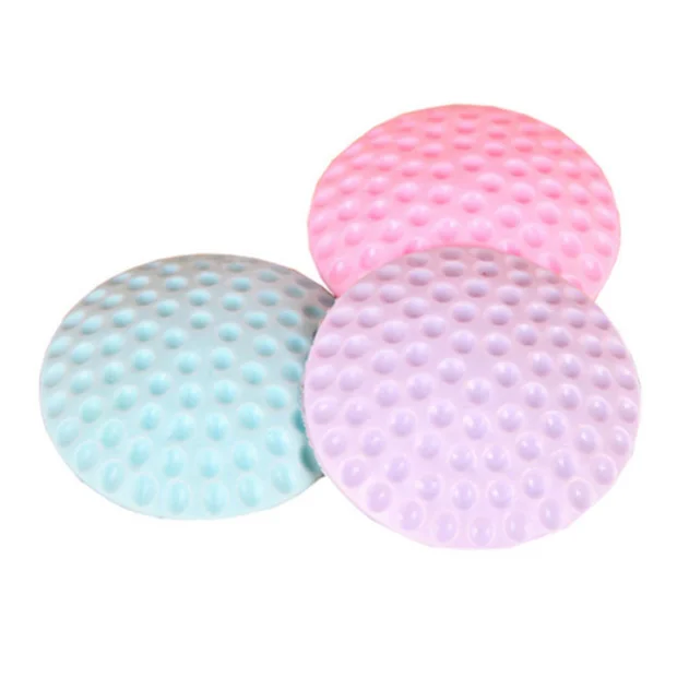 Door Bumper Self Adhesive Sticker Strong Stickiness Wall Protector Door Knob Stopper Rubber Round Silicone Door Handle Bumper