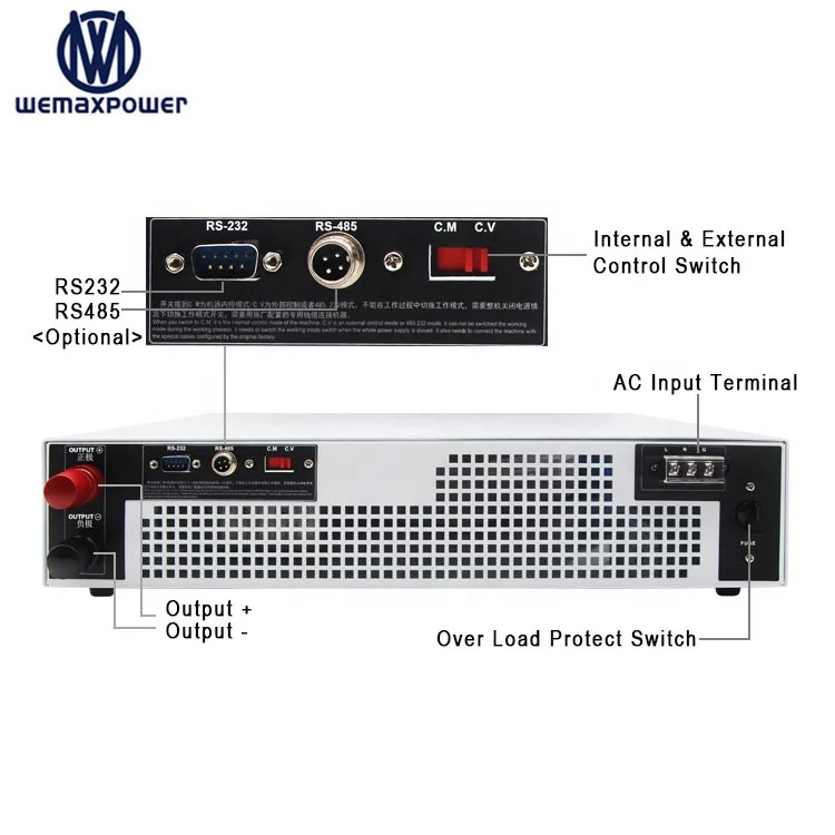 Hot-sale 2KW variable 1000v 2a ac to dc power supply stabilized voltage 1000 volt power supply