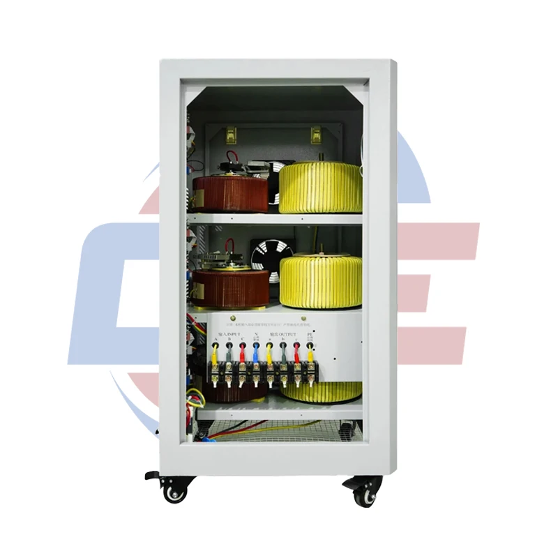 SJW3 Servo motor three phase 50kw 30kw 20kw 15kw ac automatic 380V regulator voltage stabilizer