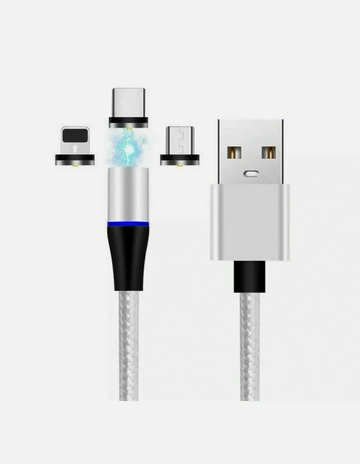 Free Shipping Factory Price Magnetic Charging Cable 3 in 1 USB cable in Mobile Phone Cables