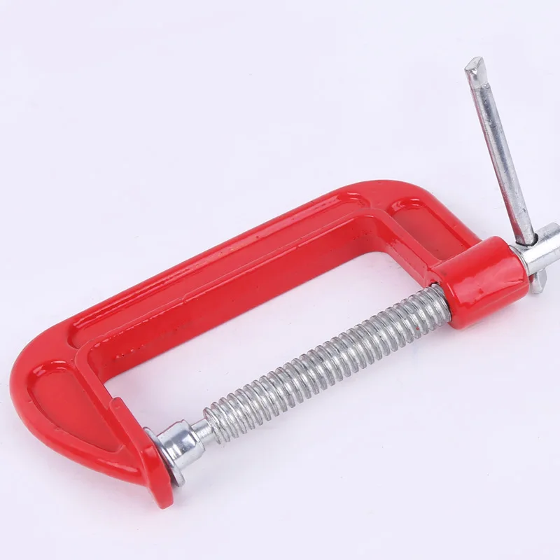 G-clamp woodworking cast iron woodworking clamp C-type Malleable steel woodworking clamp
