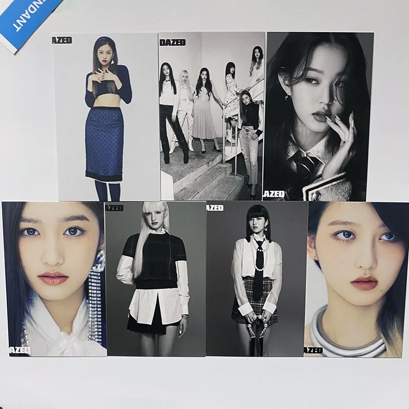 Wholesale Kpop Idol Merchandise IVE DAZED Magazine Photo Card Lomo Card