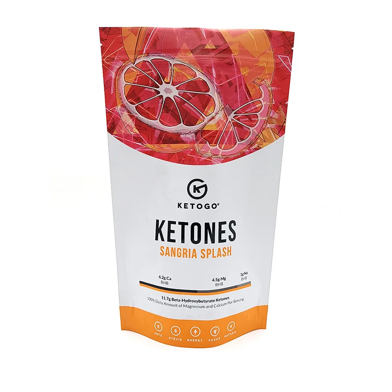 
Reusable Snack Packaging Bags Aluminium Foil Stand Up Pouch With Zipper 