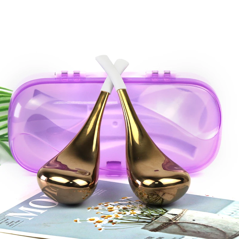 Facial Massage Cryo Sticks Cold Therapy for Calming Inflamed Skin and Soothing Puffiness 304 Stainless Steel Freeze Stick