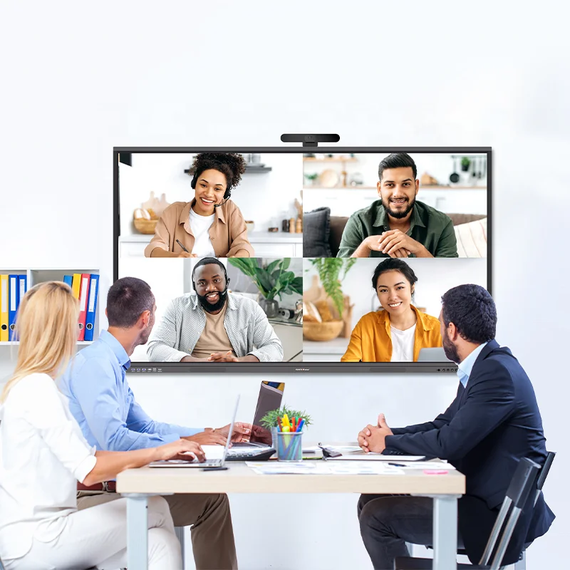 55 65 75 86 98 Inch Interactive Panel 4K Flat Panel Interactive Whiteboard Smart Board for Teaching Interactive Board