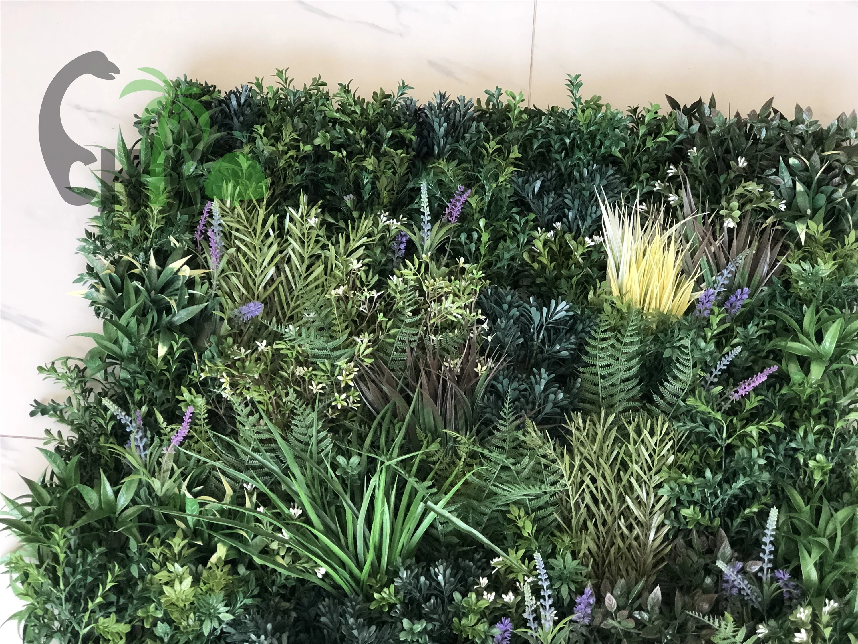 new design Garden Outdoor Decoration flame retardant artificial green wall panel / artificial plant wall for sale