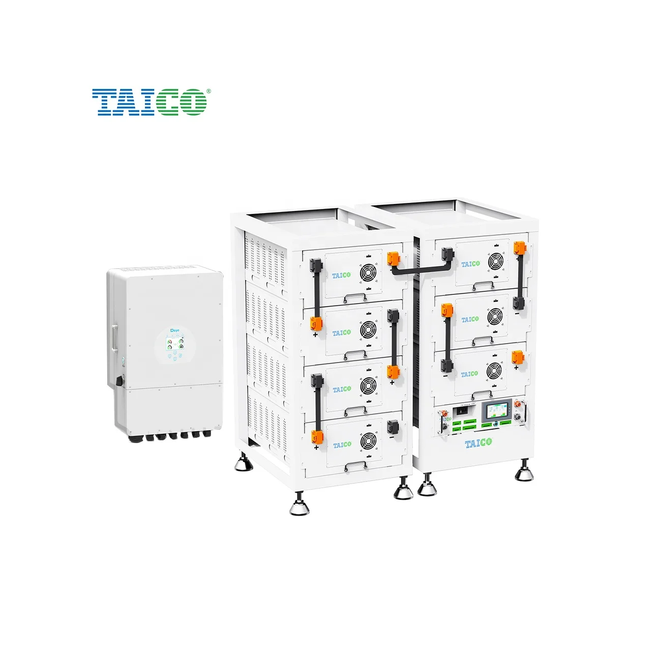 Commercial BMS system 20kw 30kw 50kw inverter lifepo4 battery 64.3kwh 71.6kwh 80kwh 96kwh solar energy storage industrial