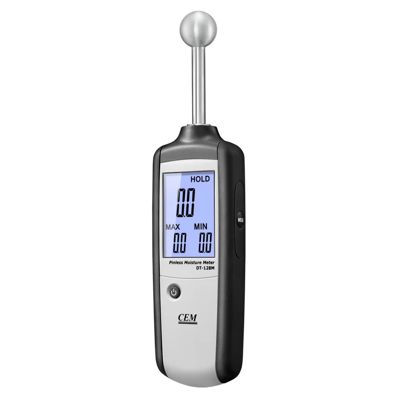 CEM DT-128M CM 0-100% Pinless /Soil /Plant/Wood  Moisture Meter/digital moisture meter for grains For Construction Gypsum Cement