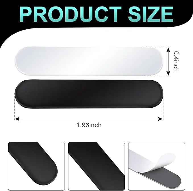 20 Pcs Pickleball Lead Tapes Adhesive Pickleball Edge Guard Tape Bars to Increase Power Swing Speed