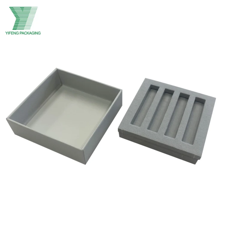 Wholesale Custom Cardboard Beauty Product Cosmetic Packaging Luxury Essential Oil Perfume Sample Set Gift Box With EVA insert