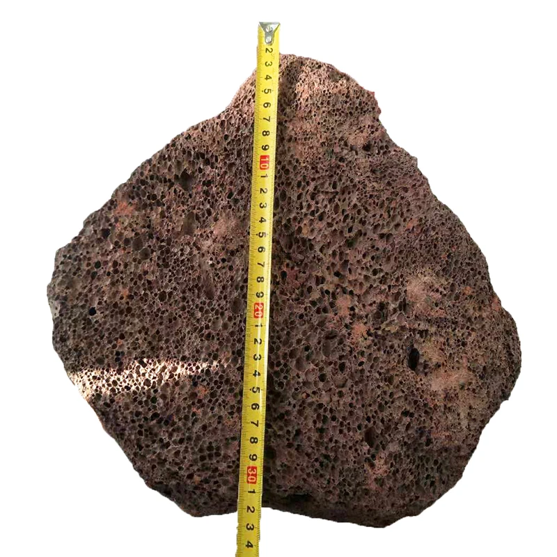 Fish tank filtered water treatment natural volcanic rock paving landscape pebble decoration