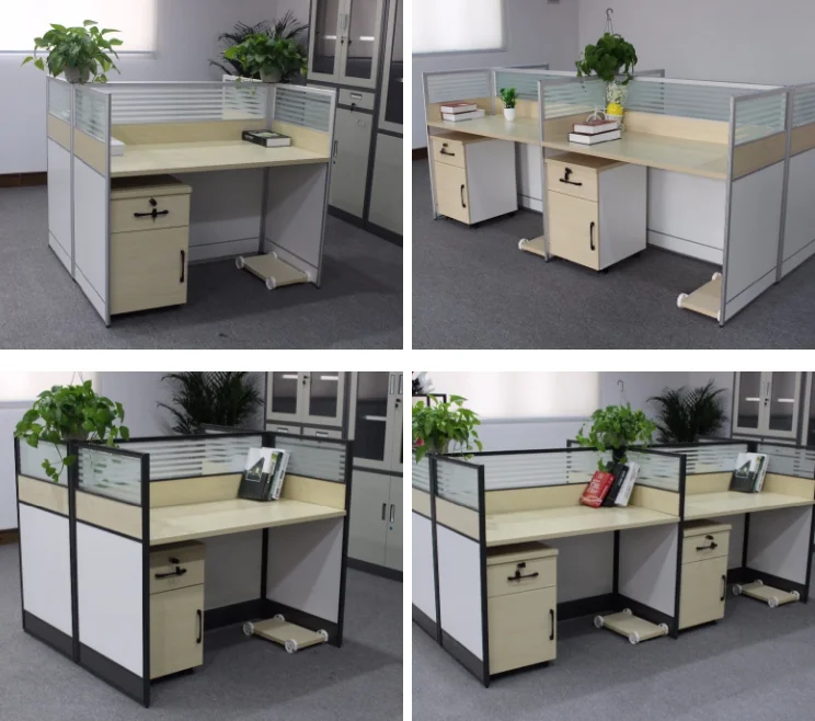 desk office/ modern office desk  staff 2019 guangzhou Commercial furniture of Modern steel frame Benching staff Workstation Offi