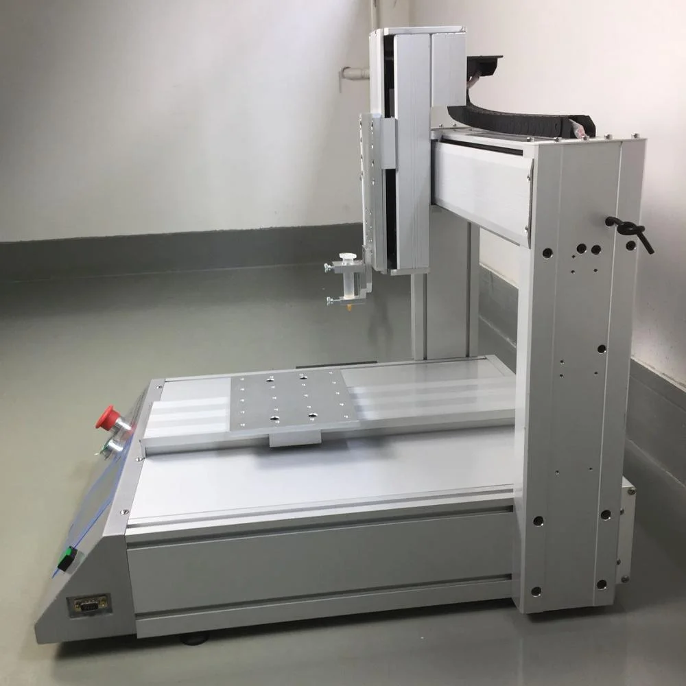 Automatic Silicone / Epoxy Resin / Uv Glue Dispensing Machine With Syringe Needle Glue Dispenser