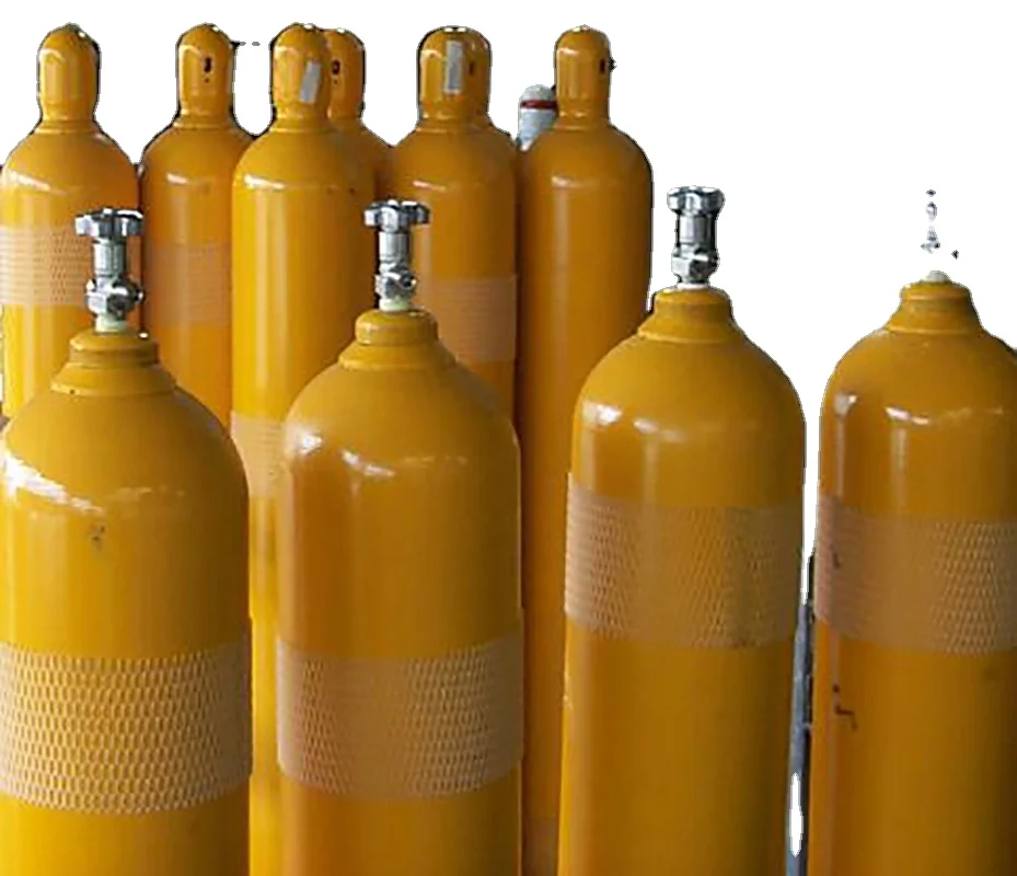 Industrial gas cylinders silicon tetrafluoride SiF4 Seamless steel cylinder bottled gas