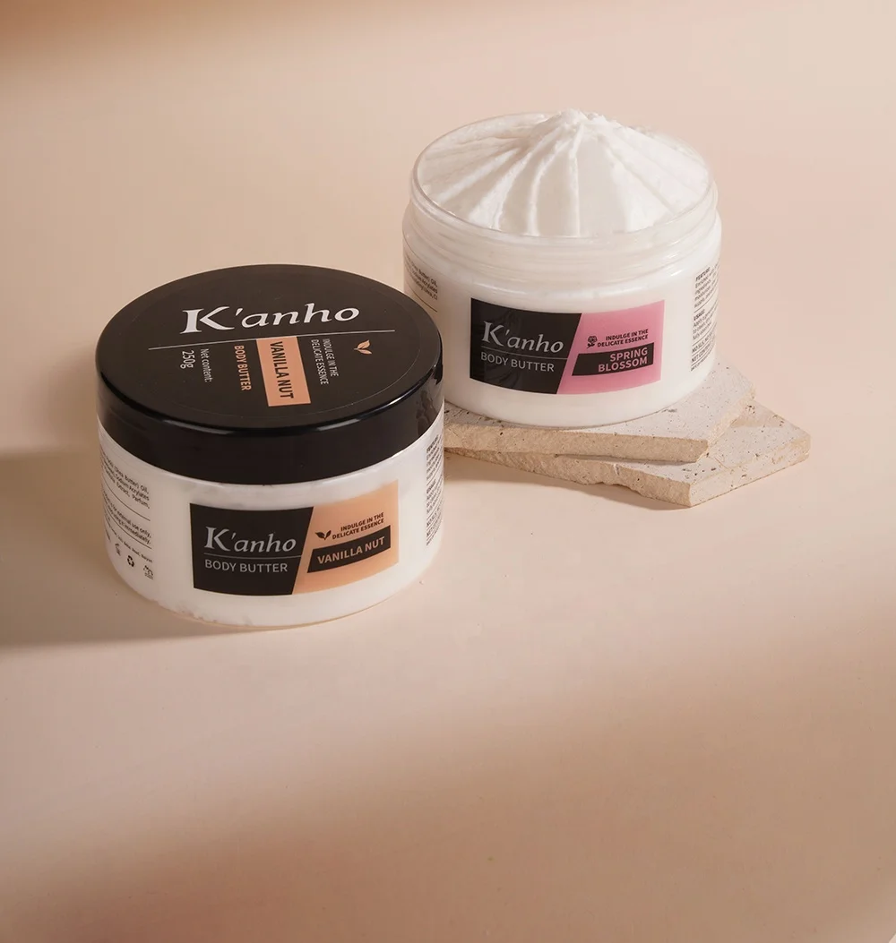 Kanho Spring Blossom Scent Vanilla Nut Body Butter Body Cream 250g  Organic Pregnant Skin Care Deep Moisturizing body butter
