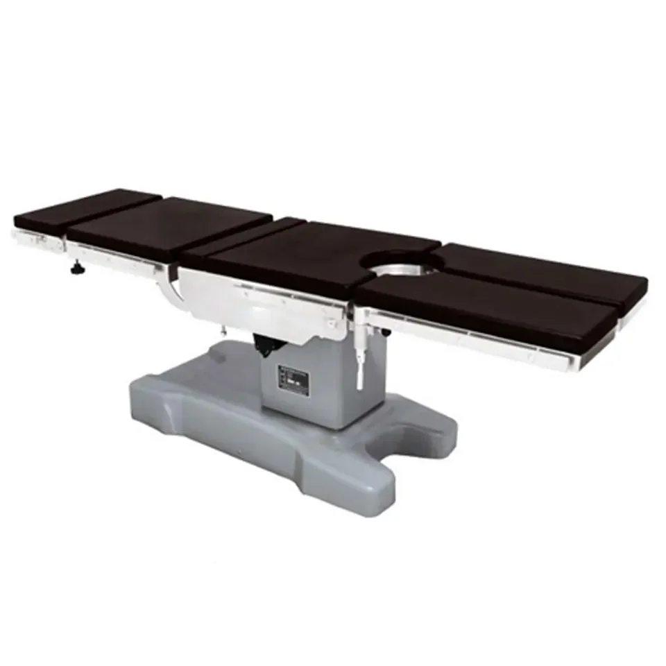 Professional CE ISO Stainless Steel Electric Operating Table Surgery  Examination Table with Kidney Bridge