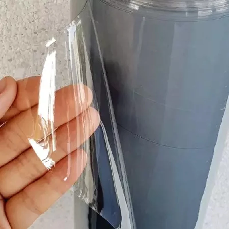 factory roll soft transparent plastic pvc film flexible not sticky Normal Clear pvc Film for zipper bags printing tablecloth