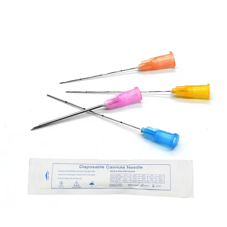Медицинские расходные микро-канюли для эстетических инъекций