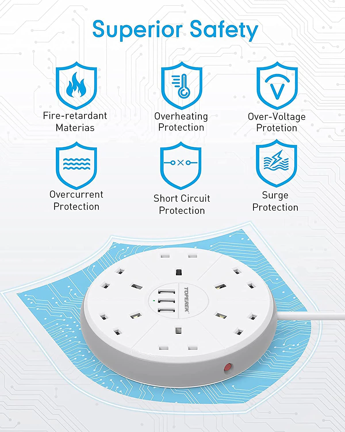 manufacturer High-quality USB electric extension board cord socket