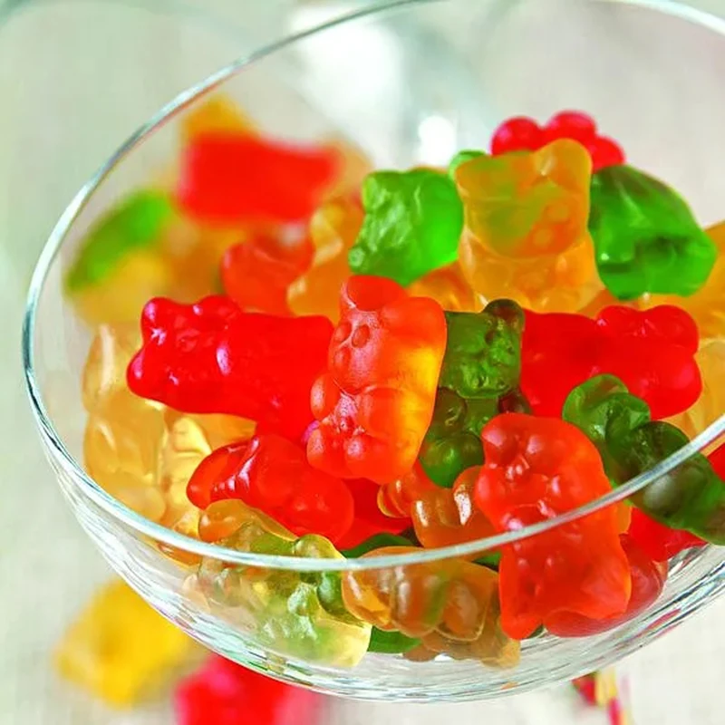 halal yummy delicious Soft candy Gummy Bear Shape fruit Flavor Gummy Candy in Bulk