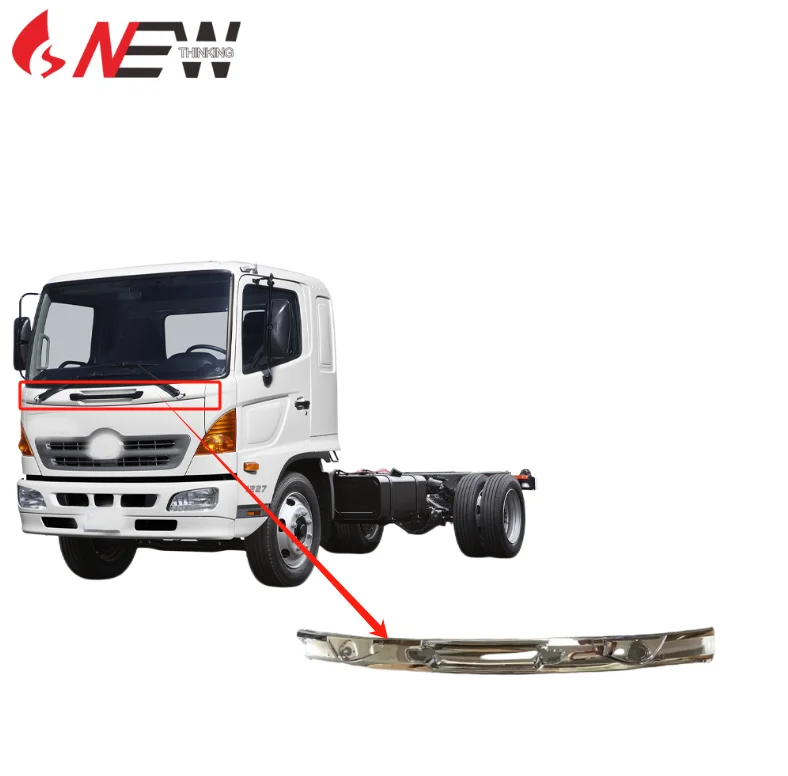 High quality Japanese truck modification decoration repair parts wholesale and retail for old hino 500 chrome wiper seat plate