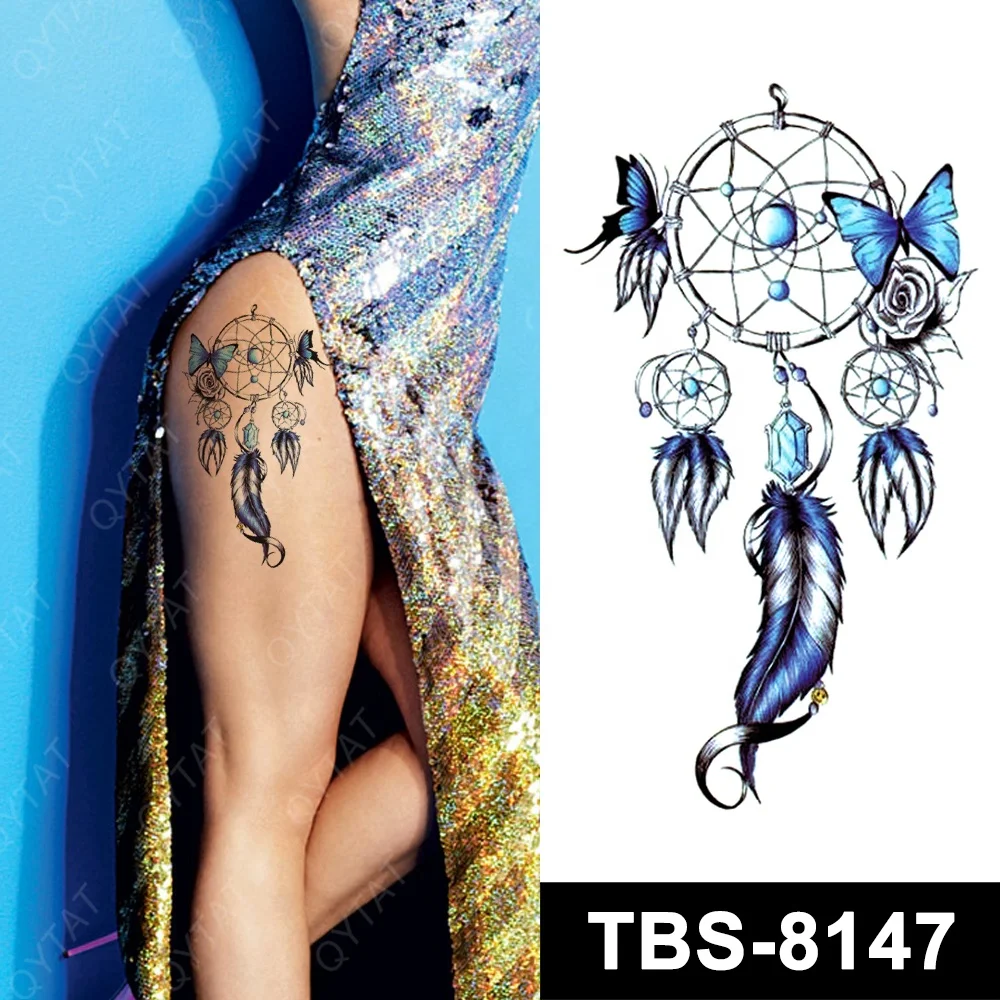 High Quality Durable Waterproof Adult Sex Naked Women Girls Charming Fake Temporary Body Tattoo Sticker Custom