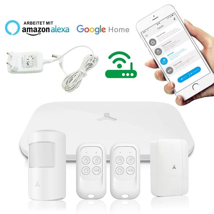 TUYA smart life Maxkin security system DIY self-monitoring remote control burglar smart home wifi gsm 4G alarm system