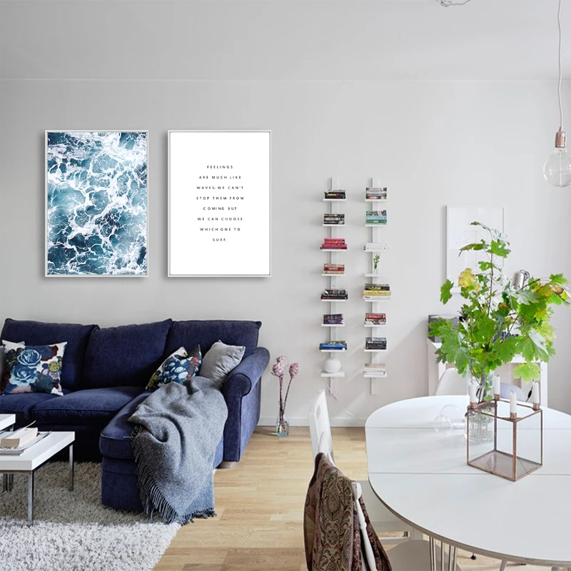 Недорогие мотивационные Плакаты для основной комнаты, художественная картина в рамке