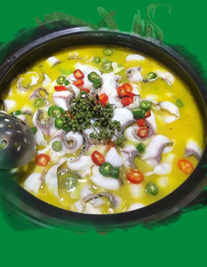 
Factory Directly Sales 150G Green Pepper Condiments Sichuan Flavor Seasoning Spicy Fish Condiments 